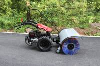 Déneigeuse multifonctionnelle à moteur électrique avec démarrage par engrenage, capacité de carburant de 5,5 L, 95 kg, garantie d'un an