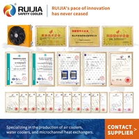 Condensadores de Radiador de Aleación de Aluminio RJ7314 de Fábrica Ruijia, Aptos para Reactores y Equipos Industriales