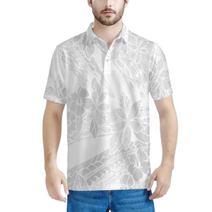 <span class=keywords><strong>Polo</strong></span> a Maniche Corte da <span class=keywords><strong>Uomo</strong></span> Traspirante Casual alla Moda Personalizzata Tribale Polinesiana Samoana Bianca e Grigia <span class=keywords><strong>Outlet</strong></span> di Fabbrica - Product Image 5