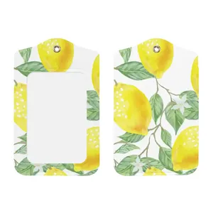 Accessoire porte-cartes et badge en cuir de qualité supérieure avec image personnalisée - Product Image 1