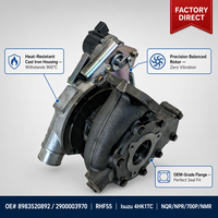 توريد المصنع شاحن توربو 1tc 4hcf55 لشاحن توربيني محرك Isuzu NQR NPR P NMR 4HK1