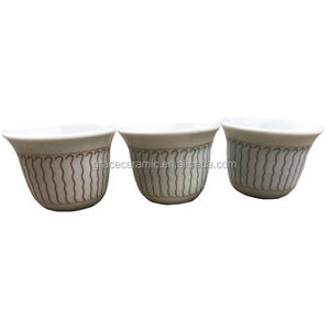 Chaozhou Feines Porzellan Arabische <span class=keywords><strong>Cawa</strong></span> Tasse Keramik Kleine Kaffeetasse Ohne Griff - Product Image 3