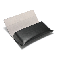 Étui à lunettes en cuir PU noir, grand boîtier à lunettes de soleil unisexe, boîte de lunettes pour les Points, tendance,