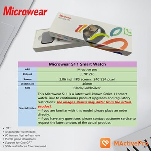 Reloj Inteligente S11 Serie 11 I <span class=keywords><strong>Iwo</strong></span> 11 Microwear <span class=keywords><strong>Smartwatch</strong></span> Serie S11 - Product Image 3