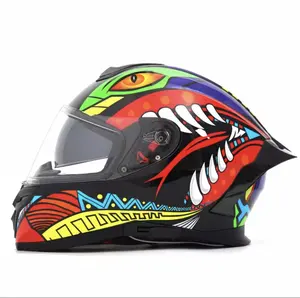 冬のオートバイ用高品質ヘルメットヘルメットドット承認フルフェイスオートバイアクセサリーCasco Para Moto Manufactures