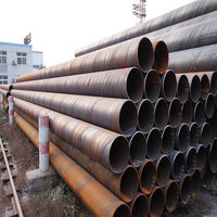 Tuyau en acier au carbone soudé SSAW haute résistance API 5L pour applications pétrolières, gazières et hydrauliques