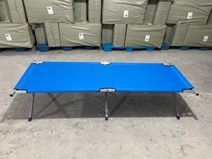 Lettino Singolo Portatile Extra Large, Design Moderno, Letto Pieghevole, Telaio in Acciaio, Dimensioni Personalizzabili, per Campeggio, Escursionismo e Viaggi - Product Image 4