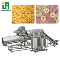 Automatische gepofte maïschips-snacksextruder/puff-snackmachine maïs puff-snackmachine/productie
