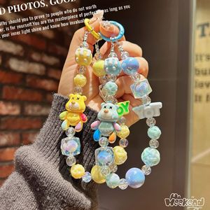 Sangle <span class=keywords><strong>de</strong></span> <span class=keywords><strong>téléphone</strong></span> en PVC mignon style anime, cordon <span class=keywords><strong>de</strong></span> <span class=keywords><strong>téléphone</strong></span> <span class=keywords><strong>portable</strong></span> perlé, coloré, universel, anti-perte, porte-clés et collier - Product Image 3