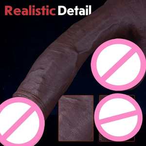 Bulk 9-Inch Realistic Dragon Dildo - 3D Textured Flexible Liquid Silicone <strong>Penis</strong> <strong>Strong</strong> Suction Cup Hands-Free Sex Toys for Woman - Product Image 3