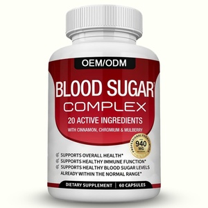 Aura Blood Premium Mélange de Cannelle Capsules pour la Glycémie Cannelle Melon Amer Chrome Mûrier Acide Alpha-Lipoïque Santé à base de plantes - Product Image 1
