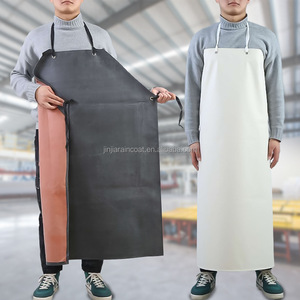 <span class=keywords><strong>Tablier</strong></span> de travail en PVC noir et orange, imperméable et résistant à l'huile, de haute qualité, vente en gros d'usine, pour les travailleurs de <span class=keywords><strong>cuisine</strong></span> industrielle - Product Image 3