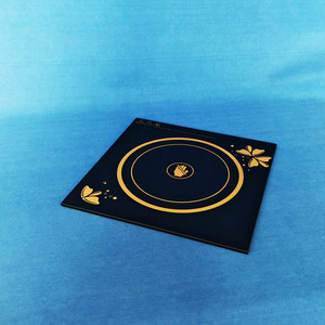 <span class=keywords><strong>Plaque</strong></span> <span class=keywords><strong>de</strong></span> <span class=keywords><strong>cuisson</strong></span> en céramique noire <span class=keywords><strong>de</strong></span> haute qualité, résistante aux chocs et aux rayures - Product Image 3