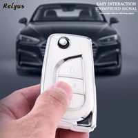 Housse de clé de voiture en TPU Offre Spéciale pour Toyota Auris Corolla Avensis Verso Yaris Aygo Scion TC IM 2015 2016 Camry RAV4 accessoires