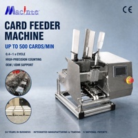 Alimentador de Tarjetas de Alta Velocidad, 500 Tarjetas/Minuto, Reemplaza a 5-8 Trabajadores, Ciclo de 0.4-1s para Producción Automatizada