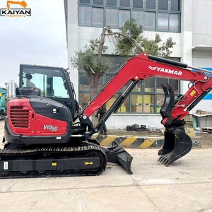 Excavatrice sur chenilles d'occasion de 8 tonnes YANMAR VIIO80 avec moteur et pompe d'origine en vente - Product Image 5
