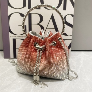 Diamonds Tassel Evening Clutch Bag Party <b>Purse</b> Versatile Bags Bling Crystal Rhinestone Bucket Bag for Women - Product Image 4