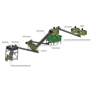 5 t/h npk granulation production line Compound Fertilizer Production Line