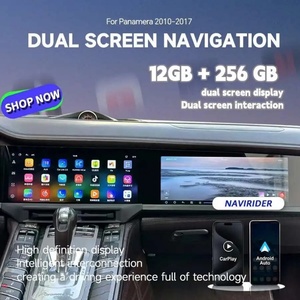 ระบบนำทางหน้าจอคู่ Android สำหรับ Porsche Panamera ปี 2010-2017 เครื่องเล่นมัลติมีเดีย วิดีโอ วิทยุติดรถยนต์ สเตอริโอ รองรับ Carplay ชุดหัวหน้าจอ 4G - Product Image 2