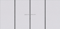 Carreaux de sol en céramique émaillée or 600x1200mm - Design moderne gris brillant pour salle de bain, villa, école et supermarché