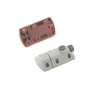 Plastic Door <b>Spring</b> <b>Bolt</b> 35mm Automatic Push Button Latch For Cabinet Storage Closet Minimalist Design Easy Installation - Product Image 4