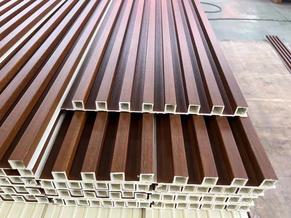 Fireproof Cladding Boards Outdoor WPC Wall Panel Exterior Cladding Co-extrusion Siding Waterproof ...