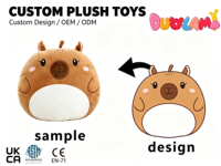 Coussin en peluche Capybara personnalisé, doux et moelleux, pour la décoration de la maison, du canapé et de la chambre à coucher