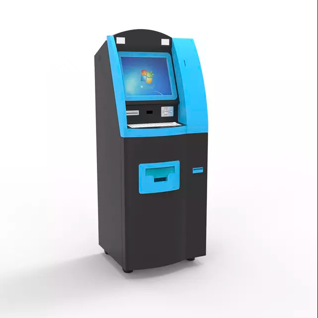 OEM/ODM China Factory Transportation RFID Card Token Dispensing Metro Bus Station Dock Paper Ticketing Vending Kiosk Machine