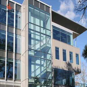 Vidrio templado de fachada compatible con punto de construcción comercial de gama alta con marco de aluminio de acero - Product Image 4