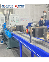 Granulateur plastique extrudeur à triple vis pour masterbatch de diffusion de lumière et masterbatch colorant PS PLC à vendre
