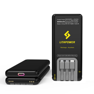<span class=keywords><strong>Batterie</strong></span> externe 8000 mAh haute capacité, charge super rapide, chargeur portable, câble pour iPhone, Samsung, <span class=keywords><strong>Huawei</strong></span> - Product Image 2