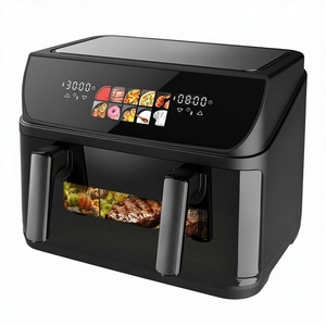 <span class=keywords><strong>Cecotec</strong></span> Freidora de <span class=keywords><strong>Aire</strong></span> y Parrilla de Acero Inoxidable 10L (Cecofry&Grill Duoheat 10000) 2800W 3 en 1 Freidora/Parrilla con Divisor Móvil y Doble Control de Temperatura - Product Image 3
