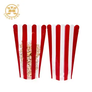 Changxing Pack Food Grade trasparente termosaldato Popcorn Snack sacchetto di imballaggio per alimenti in plastica sacchetti di Popcorn con stampa personalizzata