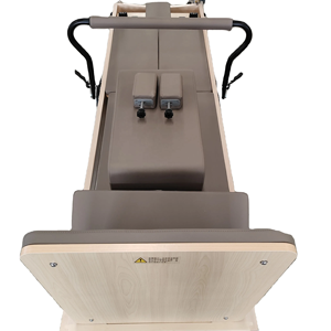 Appassionato di Fitness Core esercizio Top Full Metal Track acero <span class=keywords><strong>Pilates</strong></span> Double face Reformer letto con torre - Product Image 1