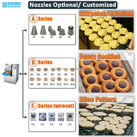 Sunlianzn S400-1 Nouvelle Machine Automatique Multifonctionnelle de Dépose de Biscuits pour Boulangerie, avec Extrusion Servo de Pâte et Coupe-Fil, Moule Personnalisable