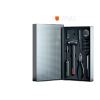 Ensemble d'outils à main complet avec perceuse Offre Spéciale nouveautés mécanique d'entretien électrique matériel de haute qualité trousse à outils violette