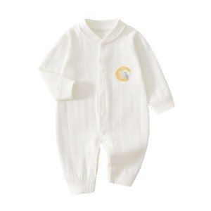 Newborn Baby Unisex Romper Infant Jumpsuit Spring Autumn <strong>Cartoon</strong> Print Combed Cotton Long Climbing Pajamas - Product Image 5