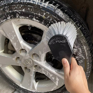 Kit de detalles de lavado de coches con cerdas suaves, <span class=keywords><strong>cepillo</strong></span> de limpieza de ruedas de nailon, <span class=keywords><strong>cepillo</strong></span> de llanta de neumático para lavado y limpieza de coches, ruedas y <span class=keywords><strong>llantas</strong></span> - Product Image 4