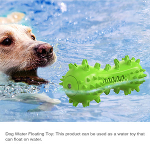 ของเล่นสุนัข TPR สีเขียวพร้อมหนามสำหรับทำความสะอาดฟันและเล่นสนุก - Product Image 3