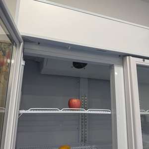 מקרר משקאות מקפיא גלידה מסחרי מקרר תצוגה עם דלת זכוכית מקפיא עמוק ציוד קירור - Product Image 4