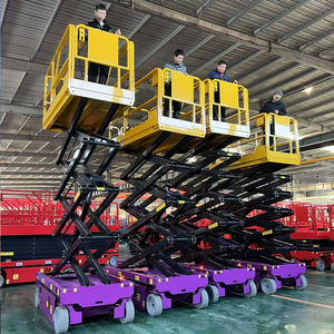 Прямая поставка с завода, электрическая подъемная платформа, ножничный подъемник, воздушная Рабочая платформа, новая 100 кг, 40 м, 200 кг, 25 м, Мобильный Лифт - Product Image 2