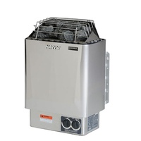 Poêle de sauna électrique portable haute efficacité 6KW en acier inoxydable avec panneau de commande informatisé triple fonction