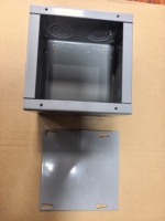 Boîtier de jonction électrique en acier encastrable, revêtement thermolaqué, pour intérieur
