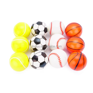 Juego de Pelotas Deportivas de Espuma PU - Fútbol, Baloncesto, Tenis y Béisbol, Juguete Antiestrés para Niños, Alivio del Estrés y Diversión - Product Image 3
