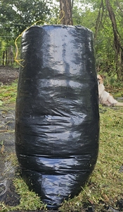 Sacs d'ensilage noir LDPE améliorés par métallocène, sac en plastique de stockage agricole résistant à la perforation de 50kg, taille: 70X130CM - Product Image 6
