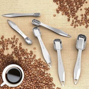 Heavy Duty Stainless Steel <b>Measuring</b> <b>Spoons</b> Eco-Friendly Slim Handles for Narrow Spice Jars 7 PCS 18/0 SS <b>Measuring</b> <b>Spoon</b> - Product Image 6