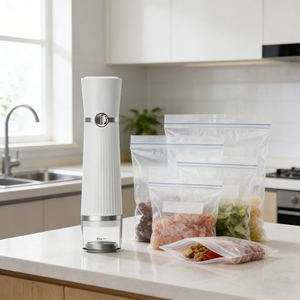 משאבת ואקום ניידת חכמה 10W ABS לשקיות ואקום למזון ביתיות, משאבת יניקה קטנה עם טעינה, למכירה בינלאומית - Product Image 1