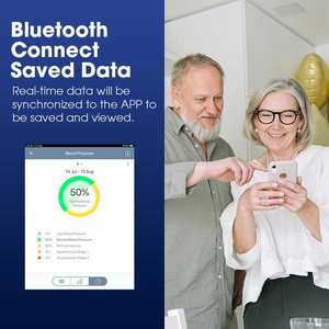 TRANSTEK <span class=keywords><strong>Bluetooth</strong></span> Digital Tensiometros Máquina Inteligente de Pressão Arterial Grande Display LCD Moniror BP Elétrico com APP grátis - Product Image 4