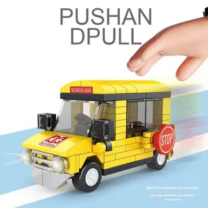 [Free Shipping] Animals Nature 40-Piece Cartoon Car Assembly Fire Truck Educational <strong>Toy</strong> for Boys Made [Place Origin] Material - Product Image 4