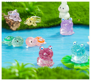 Wholesale Cute Mini Resin <strong>Animal</strong> Figurines Frog Turtle Dinosaur Shinny Tiny <strong>Animals</strong> <strong>Ornaments</strong> for Fairy <strong>Garden</strong> Decorative Craft - Product Image 2